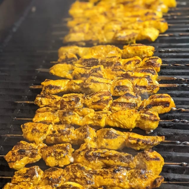 Chicken Kebab Skewer.