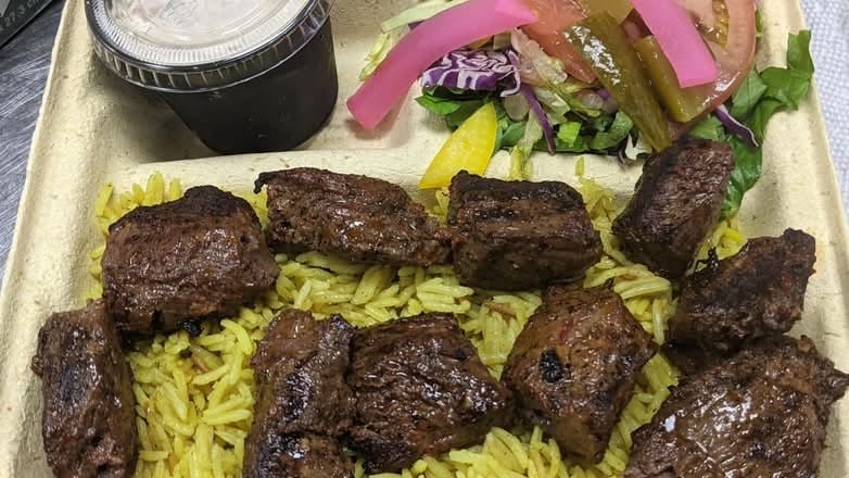 Shish Kebab Plate.