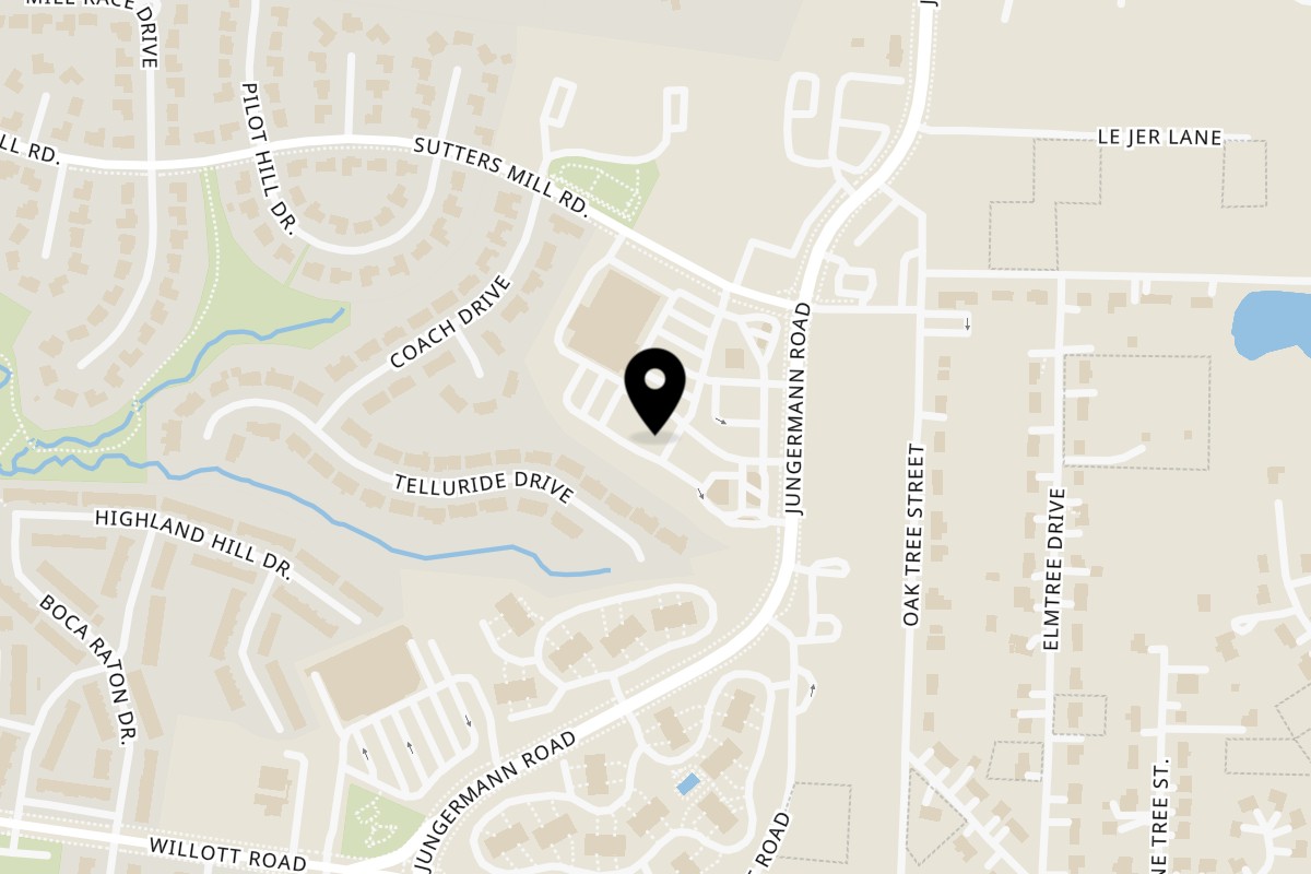Map showing the location of Golden Chicken Golden Chicken on 632 Jungermann Rd in St Peters